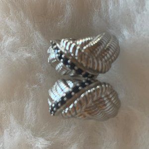 Sterling Silver Sapphire Earrings